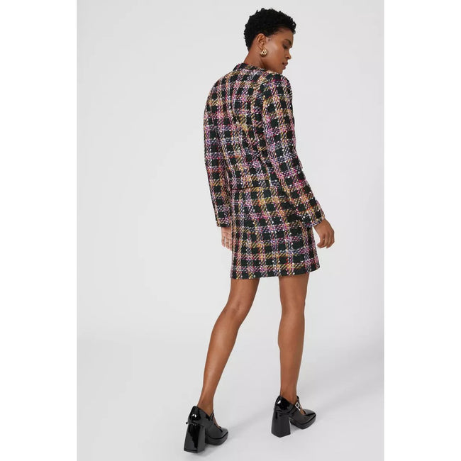 Multicoloured - Back - Principles Womens-Ladies Bouclé Mini Skirt