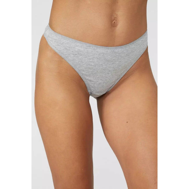 Grey - Lifestyle - Debenhams Womens-Ladies Paisley Lace Detail Thong (Pack of 5)
