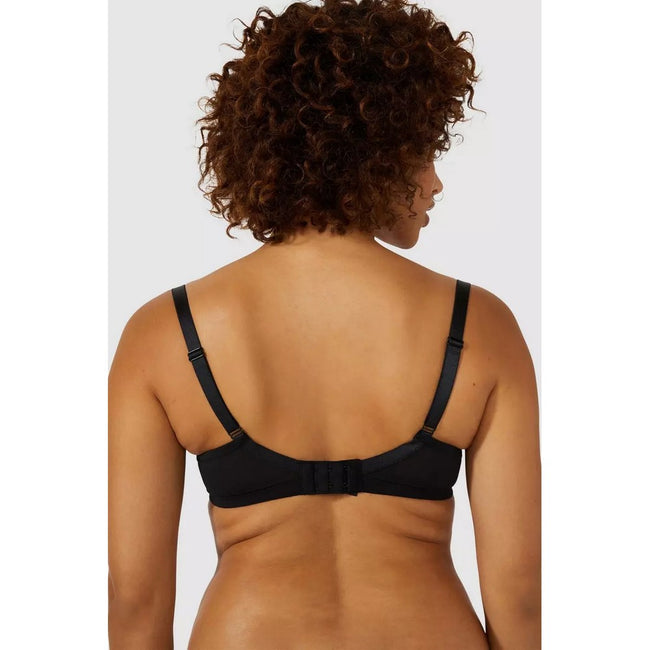 Black-White - Back - Gorgeous Womens-Ladies Sheer Non-Padded Bra (Pack of 2)