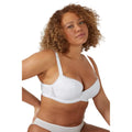 White - Front - Gorgeous Womens-Ladies Charlotte Lace Padded Bra