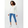 Light Wash - Front - Maine Womens-Ladies Cropped Jeggings