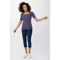 Mid Wash - Pack Shot - Maine Womens-Ladies Cropped Jeggings