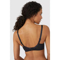 Black-White - Back - Gorgeous Womens-Ladies Scallop Non-Padded Bra (Pack of 2)