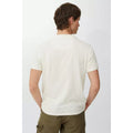 Off White - Back - Mantaray Mens Slub Cotton T-Shirt