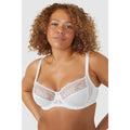 White - Front - Gorgeous Womens-Ladies Gracey Lace Bra