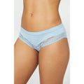 Dusty Blue - Front - Gorgeous Womens-Ladies Lace Recycled Briefs