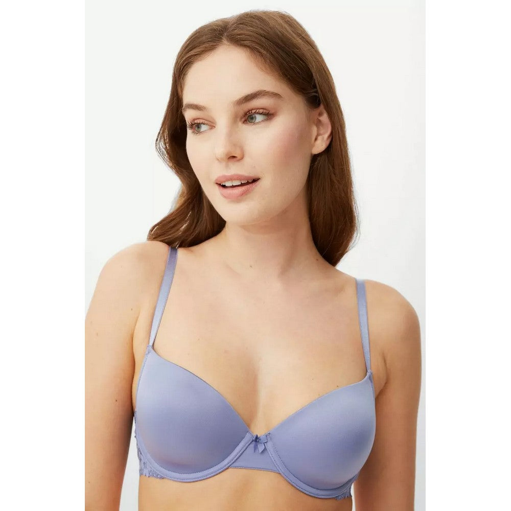 Multicoloured - Pack Shot - Debenhams Womens-Ladies Ditsy Print T-Shirt Bra (Pack of 2)