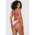 Berry - Back - Gorgeous Womens-Ladies Camellia Lace Detail Knickers