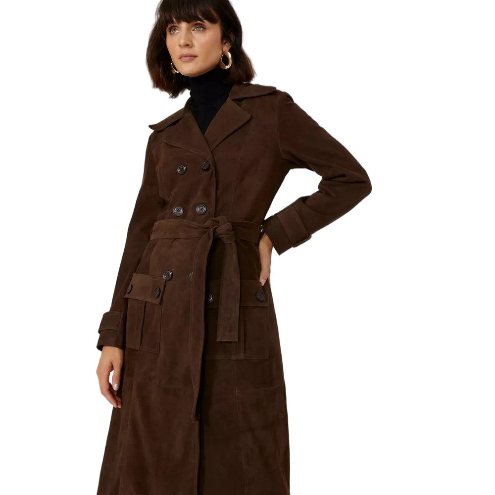 Principles Suede Trench Coat Debenhams