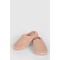 Pink - Back - Debenhams Womens-Ladies Borg Slippers