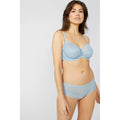 Dusty Blue - Side - Debenhams Womens-Ladies Lace Recycled Knickers