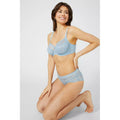 Dusty Blue - Pack Shot - Debenhams Womens-Ladies Lace Recycled Knickers