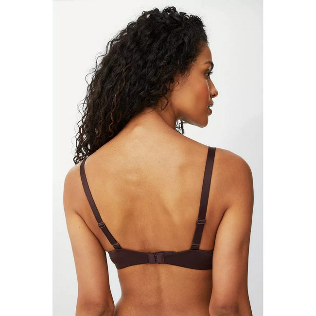Chocolate - Back - Debenhams Womens-Ladies Comfort Non-Wired Bra