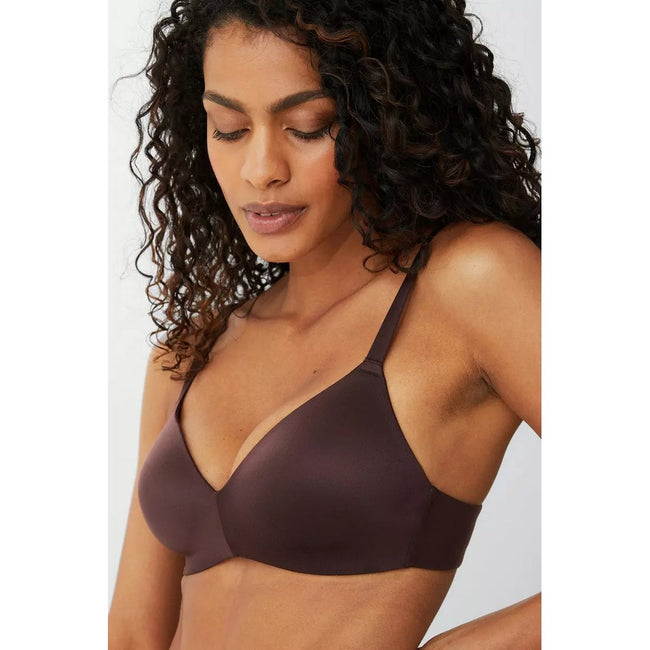 Chocolate - Side - Debenhams Womens-Ladies Comfort Non-Wired Bra