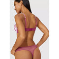 Berry - Back - Gorgeous Womens-Ladies Camellia Lace Thong