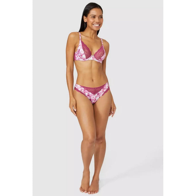 Berry - Lifestyle - Gorgeous Womens-Ladies Camellia Lace Thong