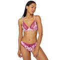 Berry - Front - Gorgeous Womens-Ladies Camellia Lace Thong