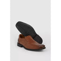 Brown - Lifestyle - Debenhams Mens Tramline Leather Airsoft Shoes
