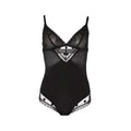 Black - Front - Gorgeous Womens-Ladies Embroidered Lingerie