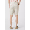 Off White - Back - Maine Mens Premium Chino Shorts