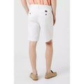 White - Back - Maine Mens Premium Chino Shorts