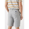 Pale Grey - Back - Maine Mens Premium Chino Shorts