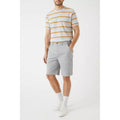 Pale Grey - Side - Maine Mens Premium Chino Shorts