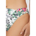 Multicoloured - Side - Gorgeous Womens-Ladies Jungle Ring Detail Bikini Bottoms