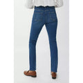 Mid Wash - Back - Maine Womens-Ladies 5 Pockets Straight Leg Jeans