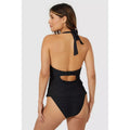 Black - Back - Gorgeous Womens-Ladies Sparkle Non-Padded Tankini Top