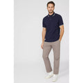 Navy - Pack Shot - Maine Mens Pique Tipped Polo Shirt