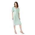 Mint - Lifestyle - Maine Womens-Ladies Spotted Puffed Midi Dress