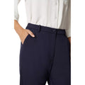 Navy - Side - Principles Womens-Ladies High Waist Tapered Trousers