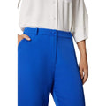 Cobalt - Side - Principles Womens-Ladies High Waist Tapered Trousers