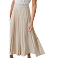 Oyster - Front - Principles Womens-Ladies Jersey Pleated Midi Skirt