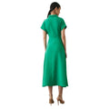 Green - Back - Principles Womens-Ladies Front Tie Midi Dress
