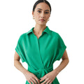 Green - Side - Principles Womens-Ladies Front Tie Midi Dress