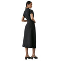 Black - Back - Principles Womens-Ladies Front Tie Midi Dress