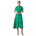 Green - Front - Principles Womens-Ladies Front Tie Midi Dress