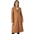 Camel - Front - Principles Womens-Ladies Single-Breasted Tailored Coat