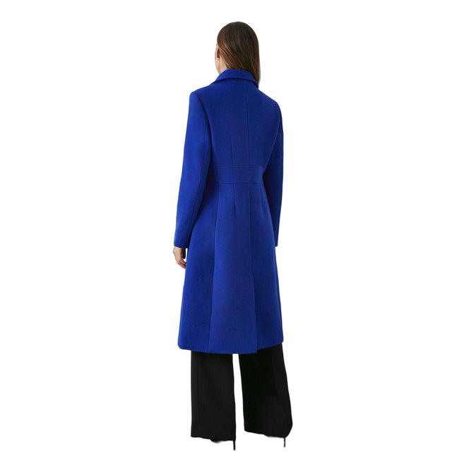 Cobalt - Back - Principles Womens-Ladies Single-Breasted Tailored Coat
