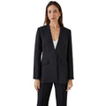 Black - Front - Principles Womens-Ladies Collarless Single-Breasted Blazer