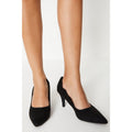 Natural Black - Front - Principles Womens-Ladies Dayton Pointed Medium Heel Court Shoes