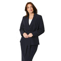 Navy - Front - Principles Womens-Ladies Belted Single-Breasted Blazer