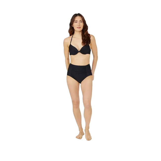 Black - Lifestyle - Debenhams Womens-Ladies Twisted Underwired Bikini Top