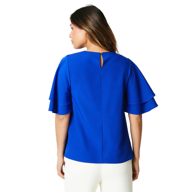Cobalt - Back - Principles Womens-Ladies Flute Top