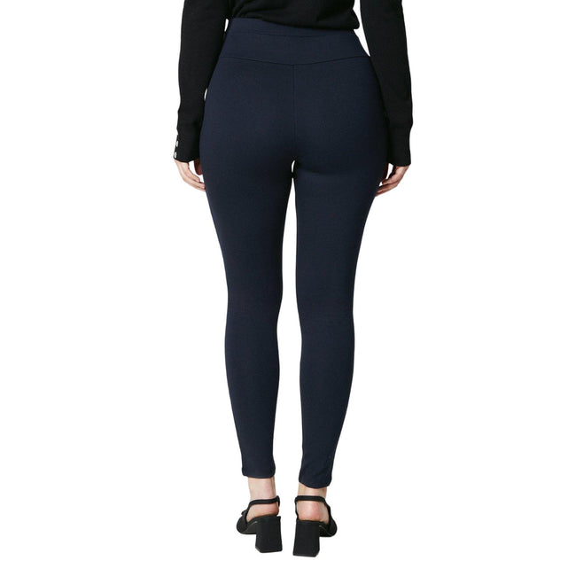 Navy - Back - Principles Womens-Ladies Ponte Leggings