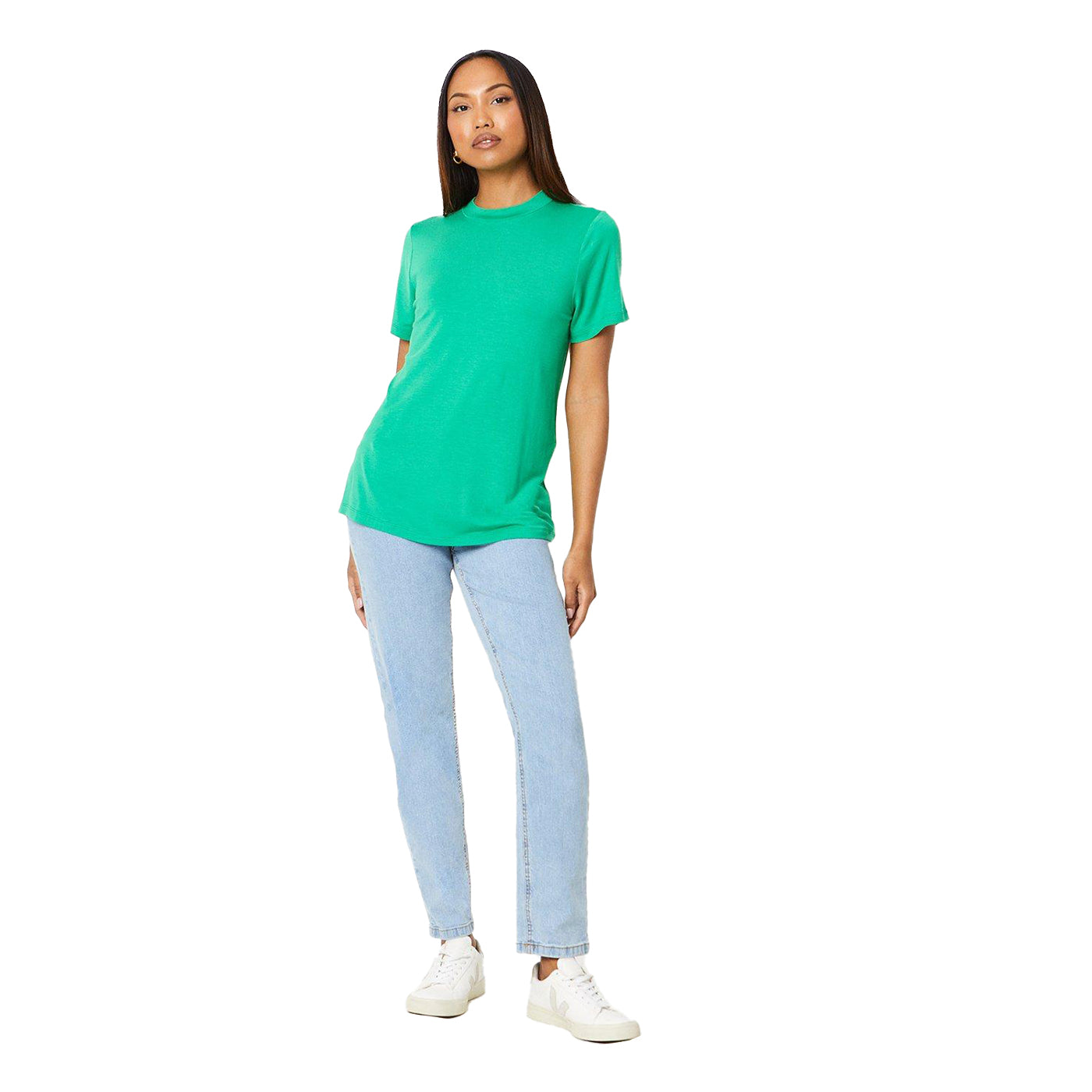 Green - Lifestyle - Principles Womens-Ladies Plain Soft Touch T-Shirt