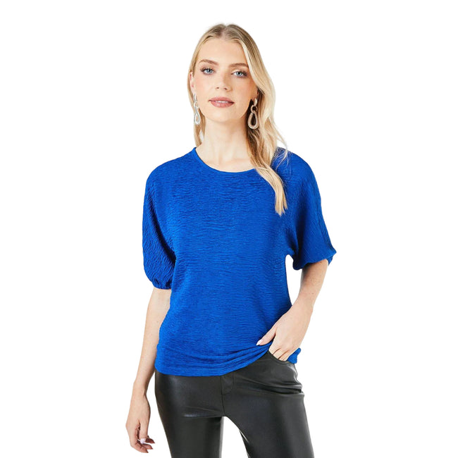Cobalt - Front - Principles Womens-Ladies Textured Jersey Top