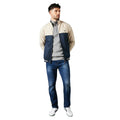 Stone - Side - Maine Mens Two Tone Full Zip Jacket
